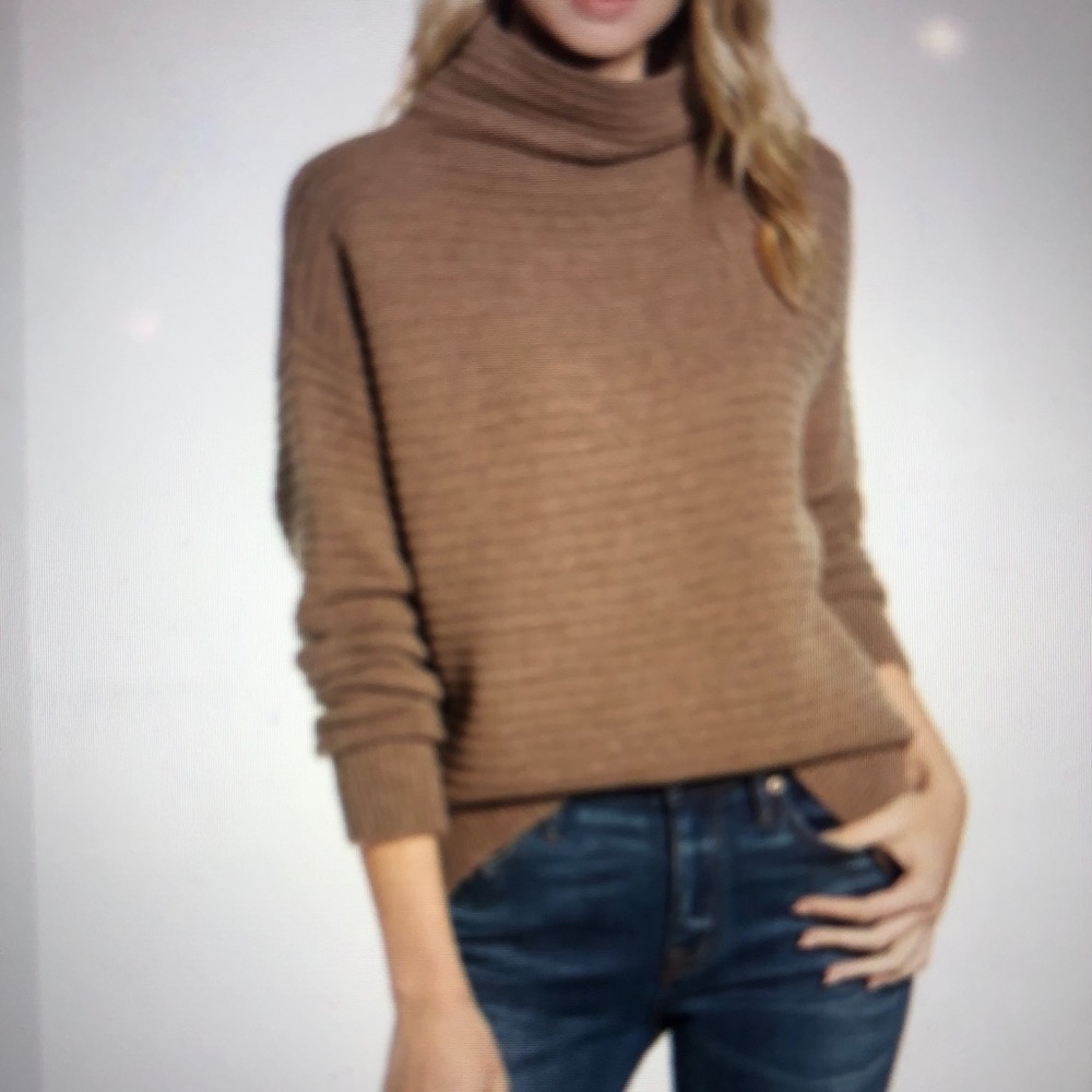 Madewell Brown Turtleneck Sweater